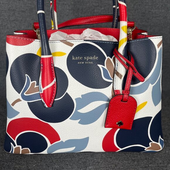 Kate Spade New York Eva Breezy Floral Small Satchel Floral Shoulder Strap - Picture 2 of 11